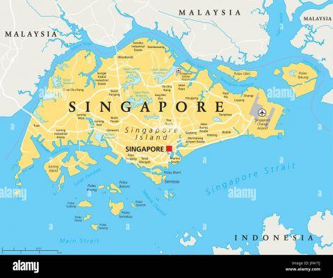 Dov'è Singapore sulla mappa