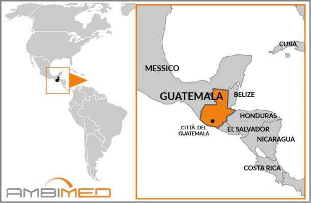 Dov'è il Guatemala sulla mappa