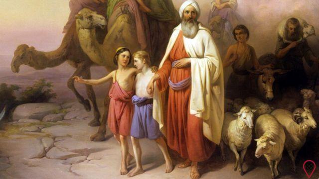 Abraham e Sara dal riassunto della Bibbia