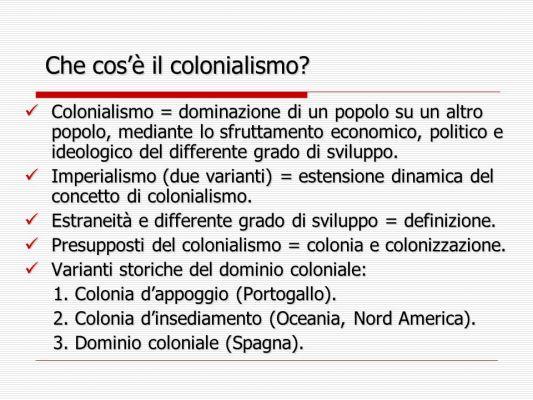 Definizione e caratteristiche del colonialismo