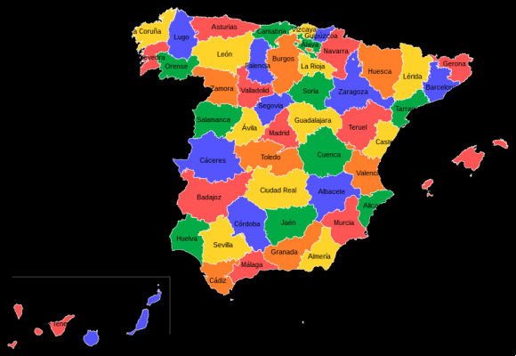 Quante province ha la Spagna e quali sono