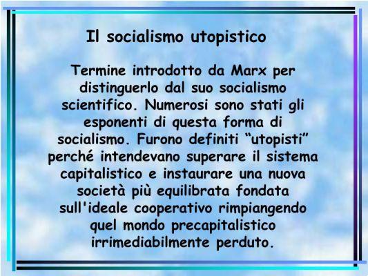 Che è il socialismo utopico e le caratteristiche