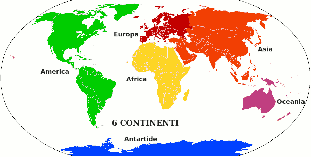 Che è un continente e le sue caratteristiche