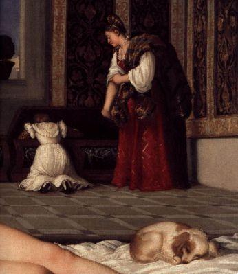 Venus de Urbino de Tiziano Commento