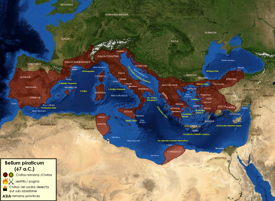 Riepilogo della pirateria mediterranea